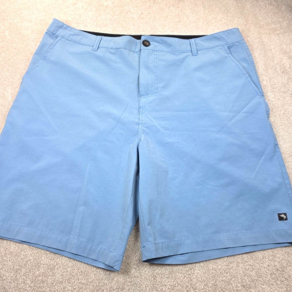 Salt Life Shorts Mens 38 Blue SLX-QD Hybrid Quick Dry Lightweight Stretch Logo